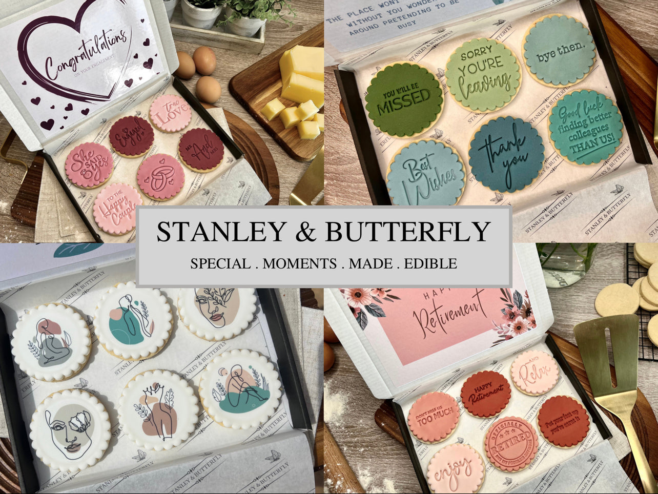 PREORDER 2024 | Bespoke Fathers Day Biscuits In Gift Box - Grandad
