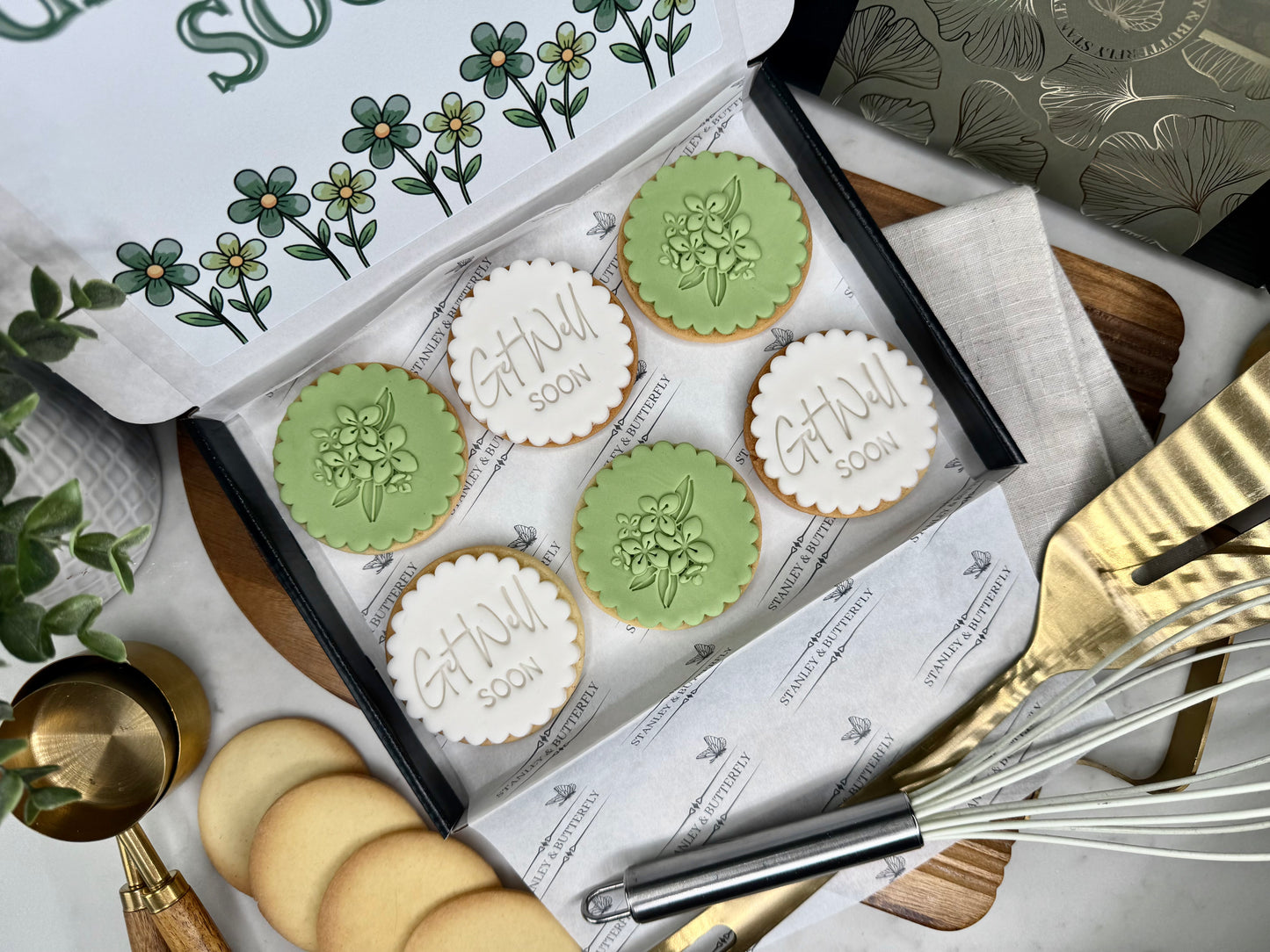 Get Well Soon - Christmas Green