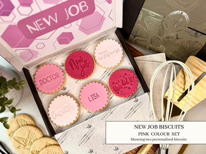 New Job Biscuits - Pink