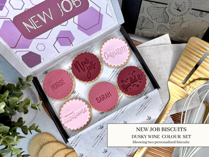 New Job Biscuits - Dusky Wine