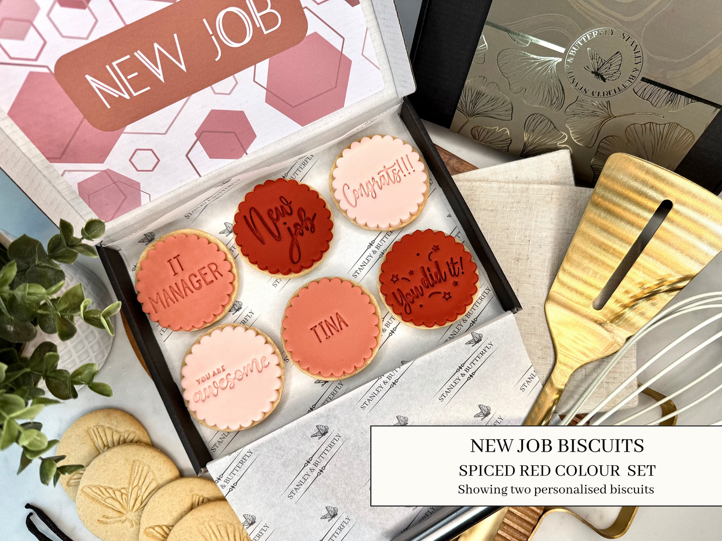 New Job Biscuits - Spiced Red
