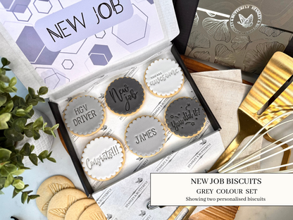 New Job Biscuits - Grey