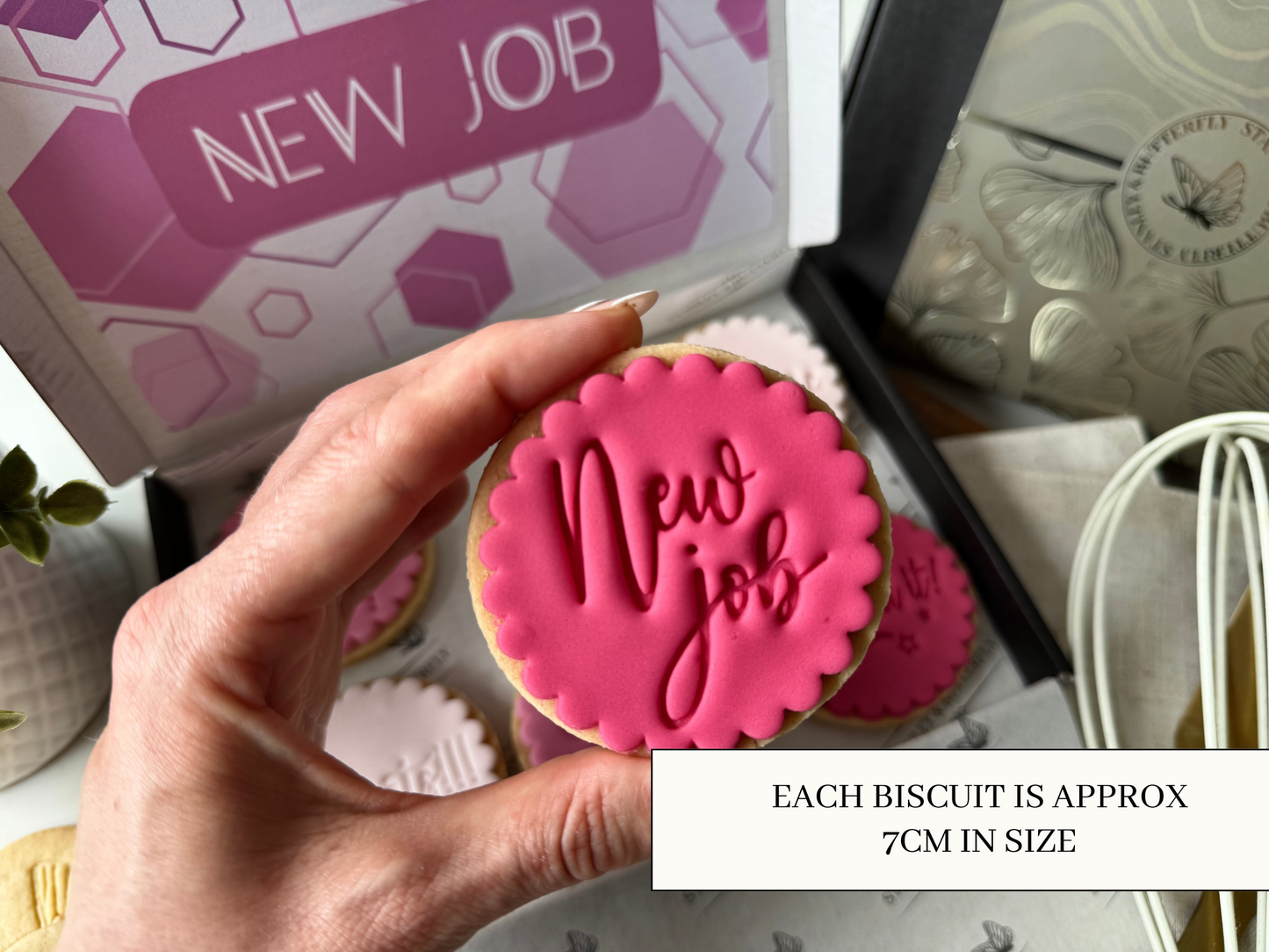New Job Biscuits - Pink