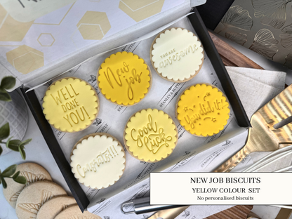 New Job Biscuits - Yellow
