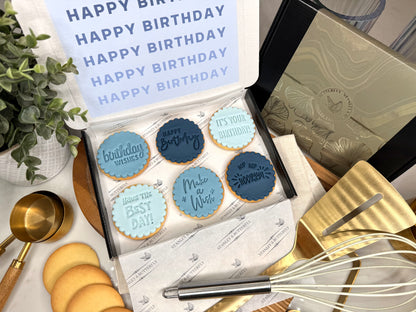 Happy Birthday - Navy Blue