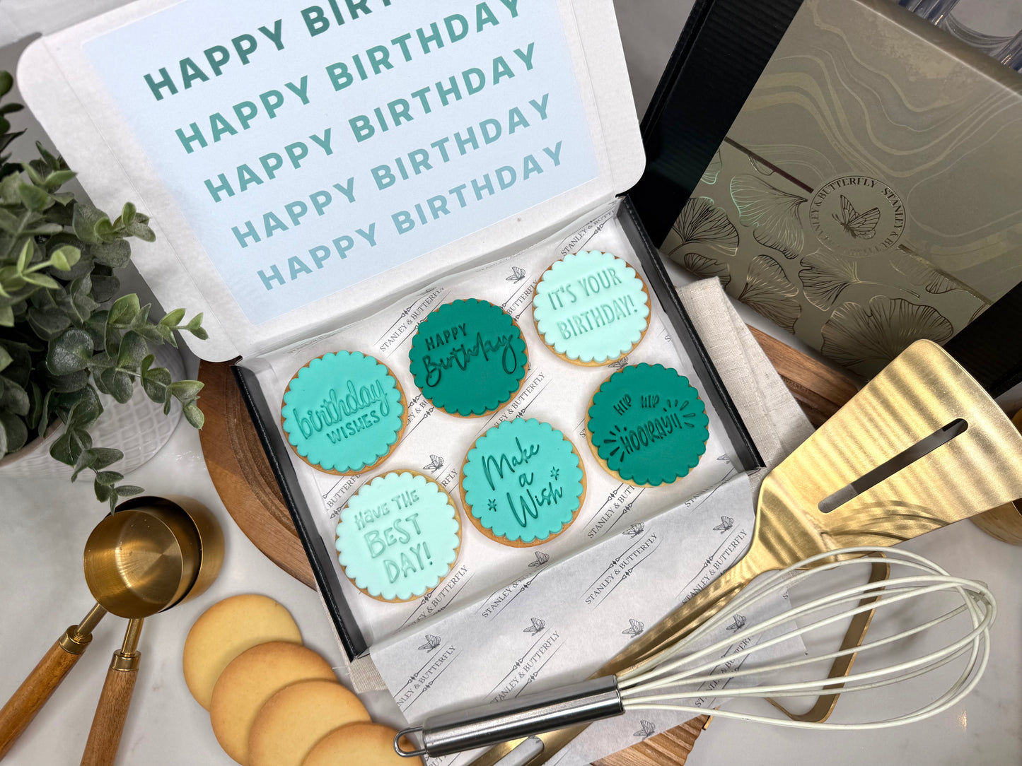 Happy Birthday - Seagreen