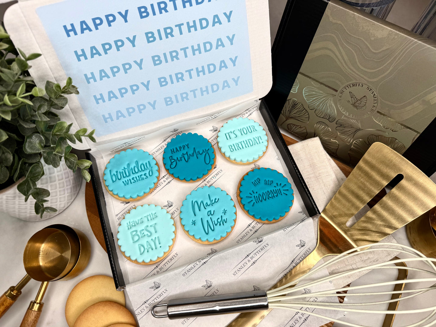 Happy Birthday - Turquoise