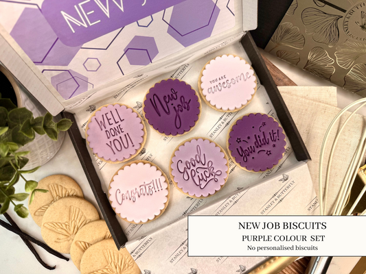 New Job Biscuits - Purple