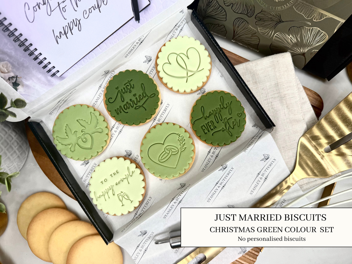 Just Married - Christmas Green