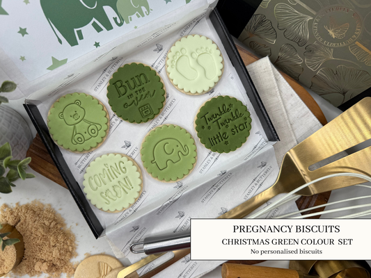 Pregnancy Gift - Christmas Green