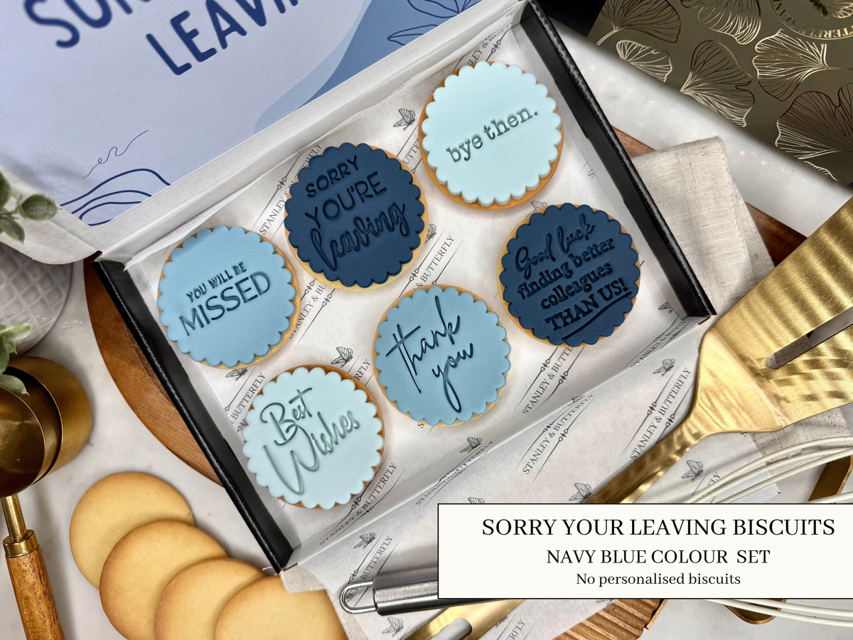 Sorry You're Leaving - Navy Blue