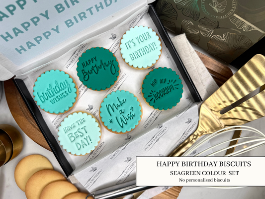 Happy Birthday - Seagreen