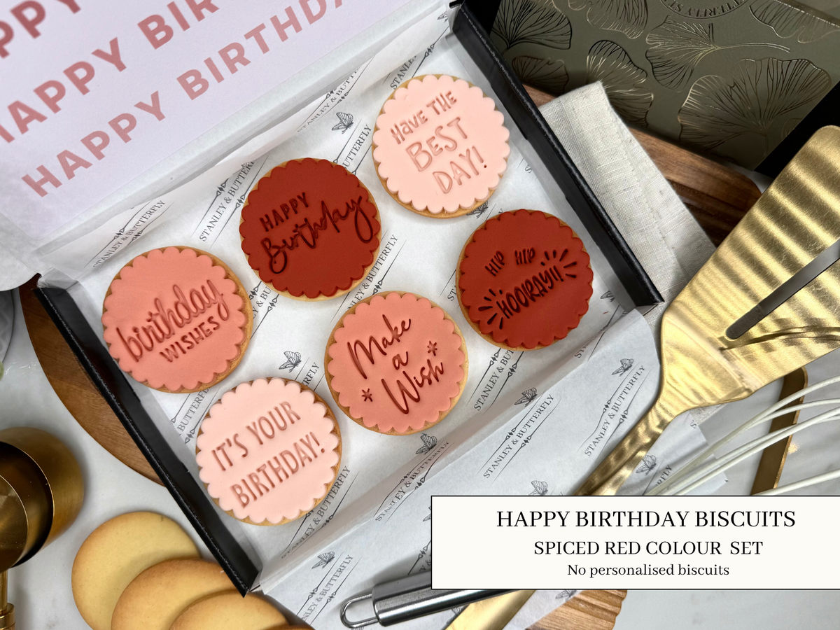 Happy Birthday - Spiced Red