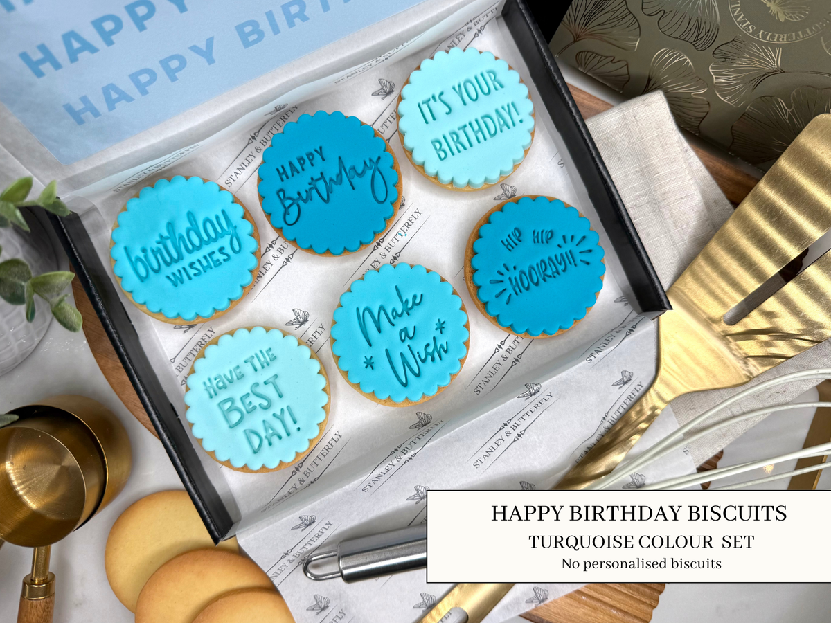 Happy Birthday - Turquoise