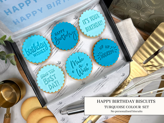 Happy Birthday - Turquoise