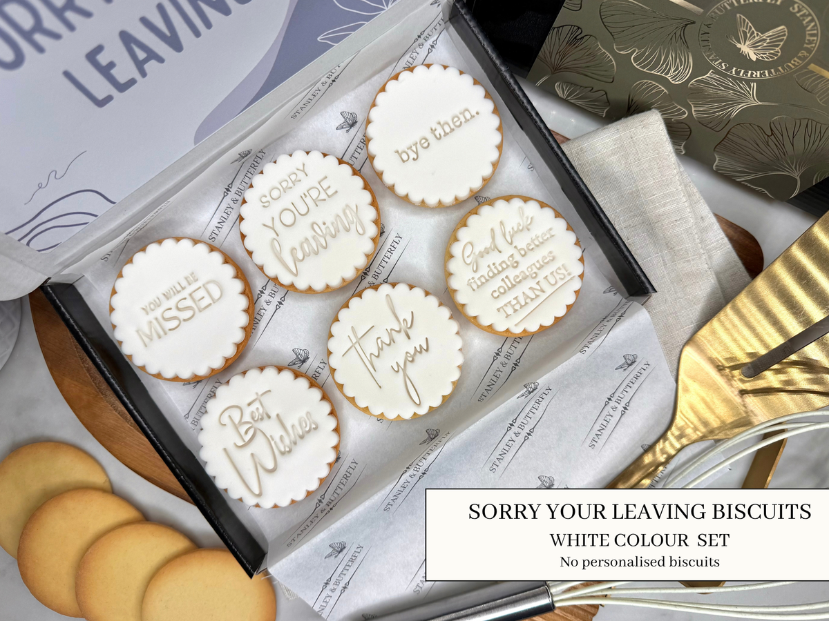 Sorry You're Leaving - White