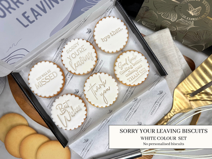 Sorry You're Leaving - White