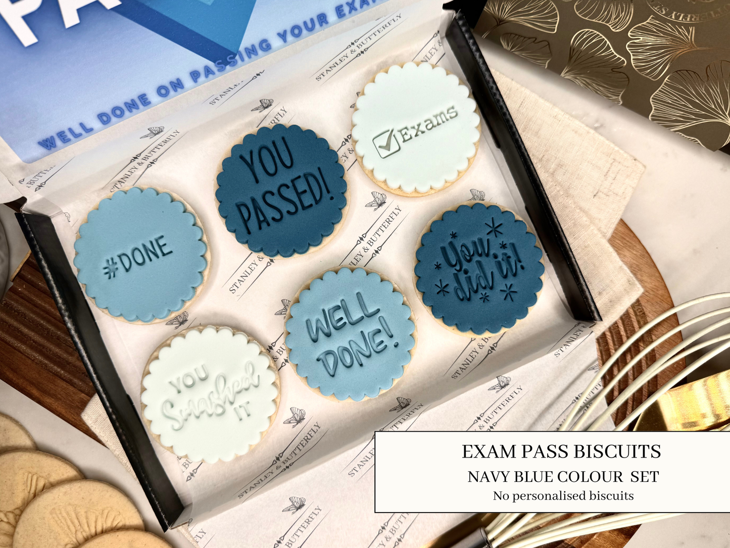 Exam Pass Gift - Navy Blue