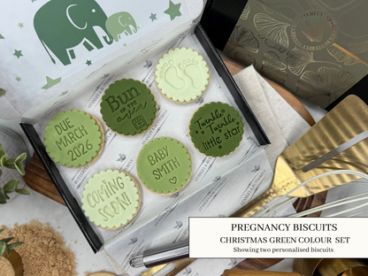 Pregnancy Gift - Christmas Green