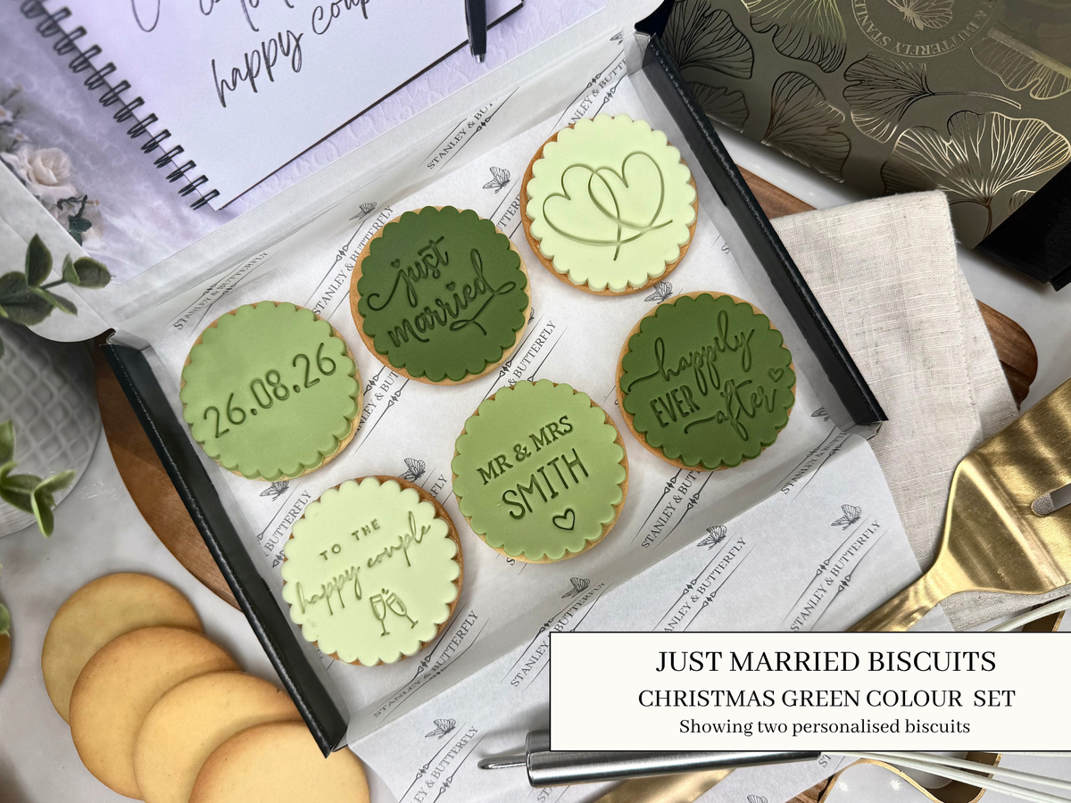 Just Married - Christmas Green