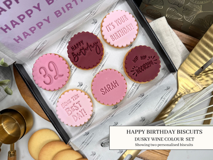 Happy Birthday - Dusky Wine