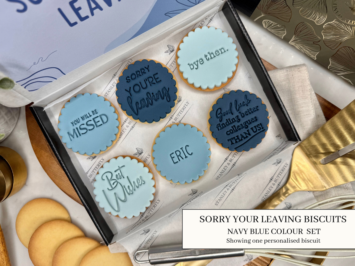 Sorry You're Leaving - Navy Blue