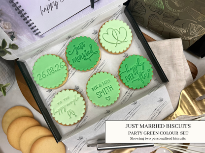 Just Married - Party Green