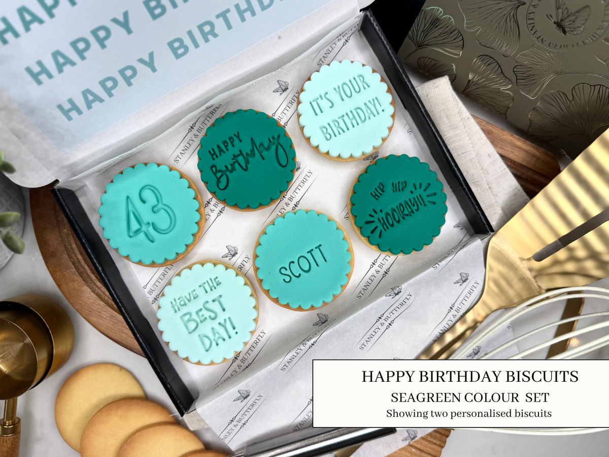 Happy Birthday - Seagreen