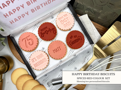 Happy Birthday - Spiced Red