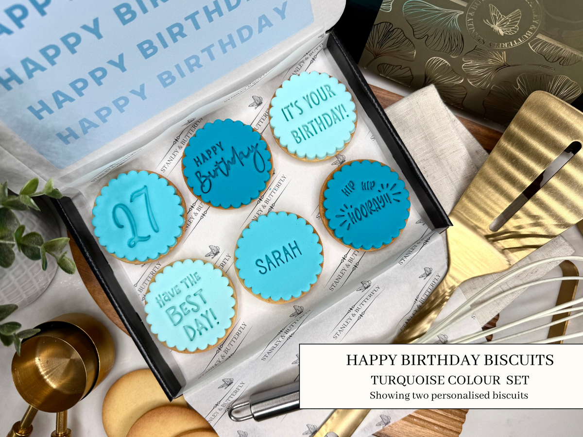 Happy Birthday - Turquoise