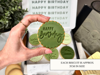Happy Birthday - Christmas Green