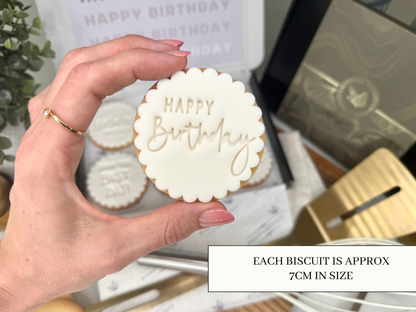 Happy Birthday - White