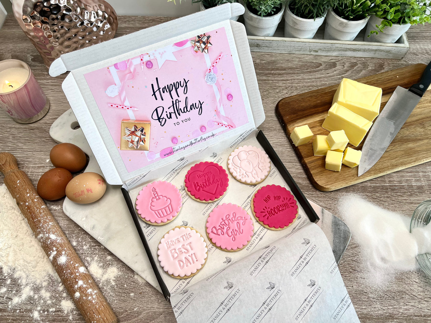 Birthday Girl Biscuits