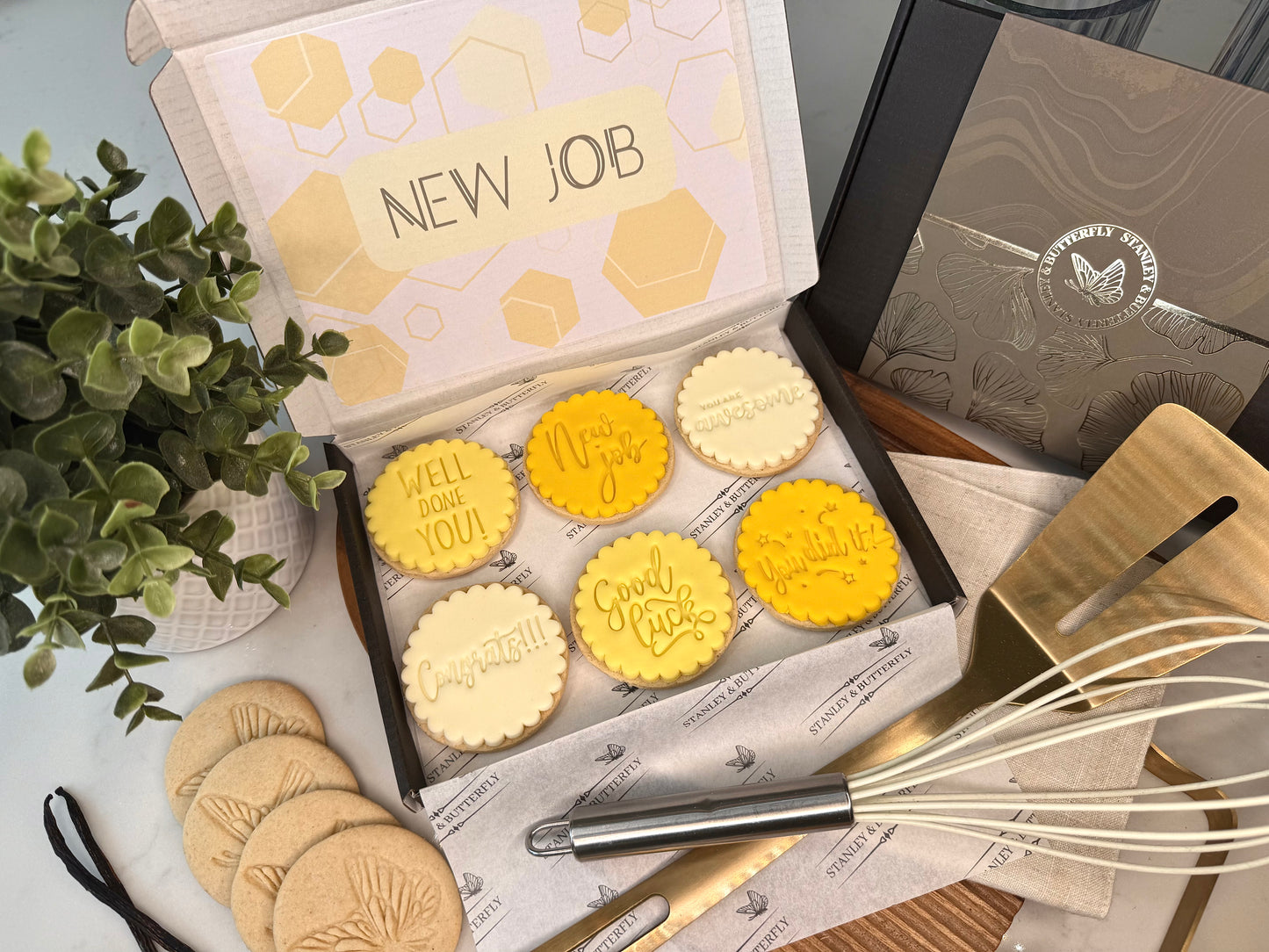 New Job Biscuits - Yellow