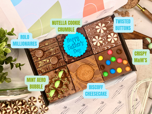 PREORDER 2024 | Bespoke Fathers Day Brownie Gift Box