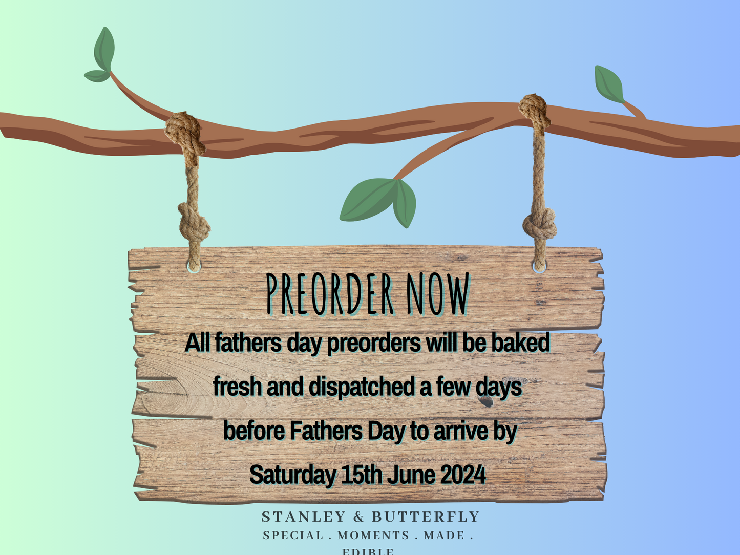 PREORDER 2024 | Bespoke Fathers Day Brownie & Blondie Dipping Box